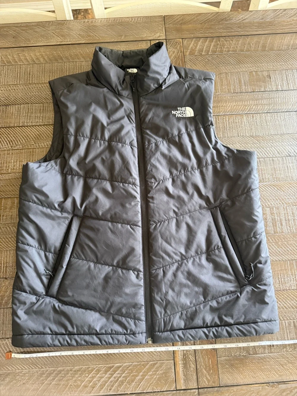 The North Face Men’s Gray Quilted Insulated Vest